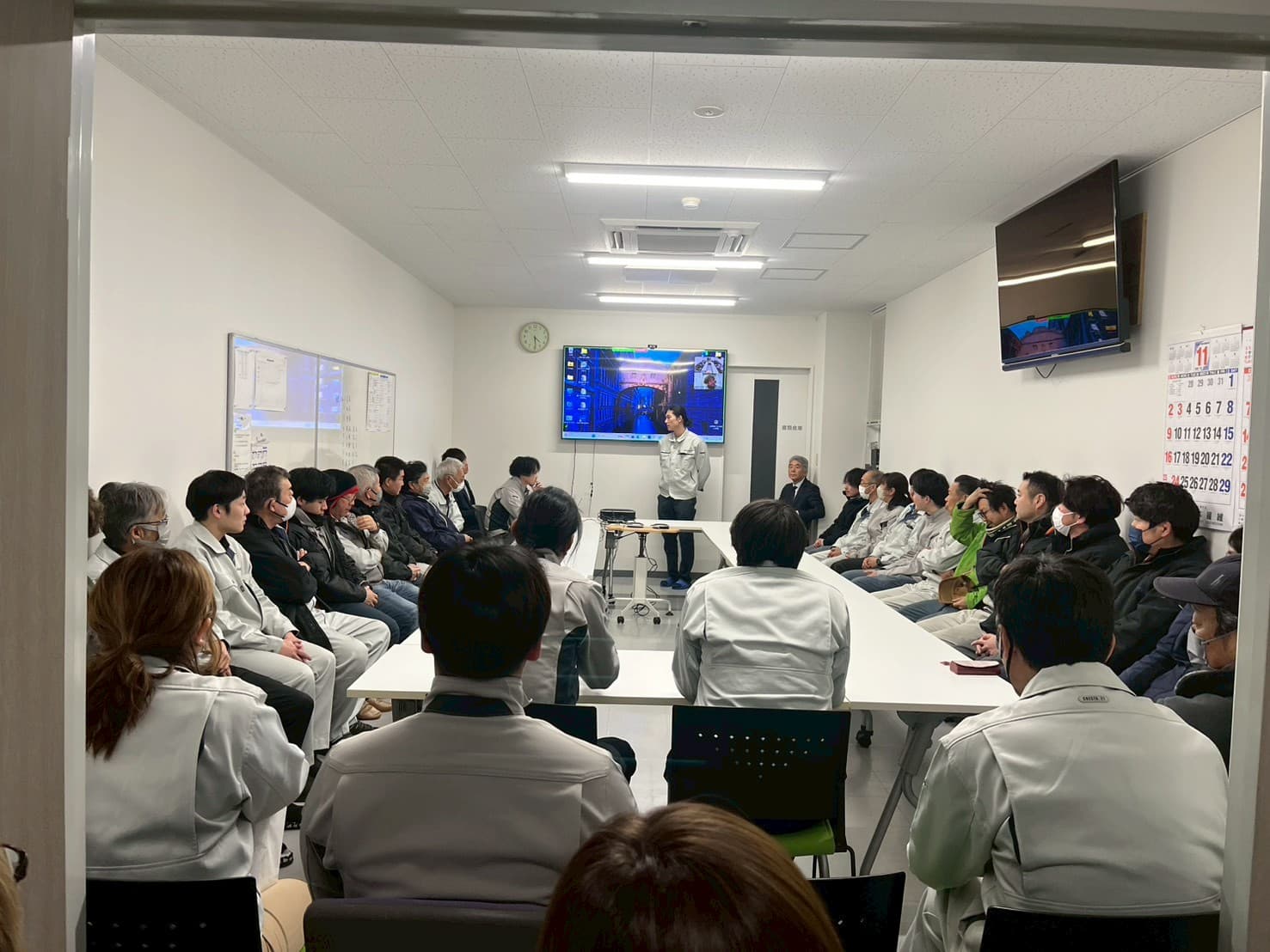 12月仕事納め、忘年会開催